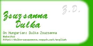 zsuzsanna dulka business card